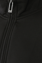 Logo Tape Double-Jersey Zip Sweatshirt